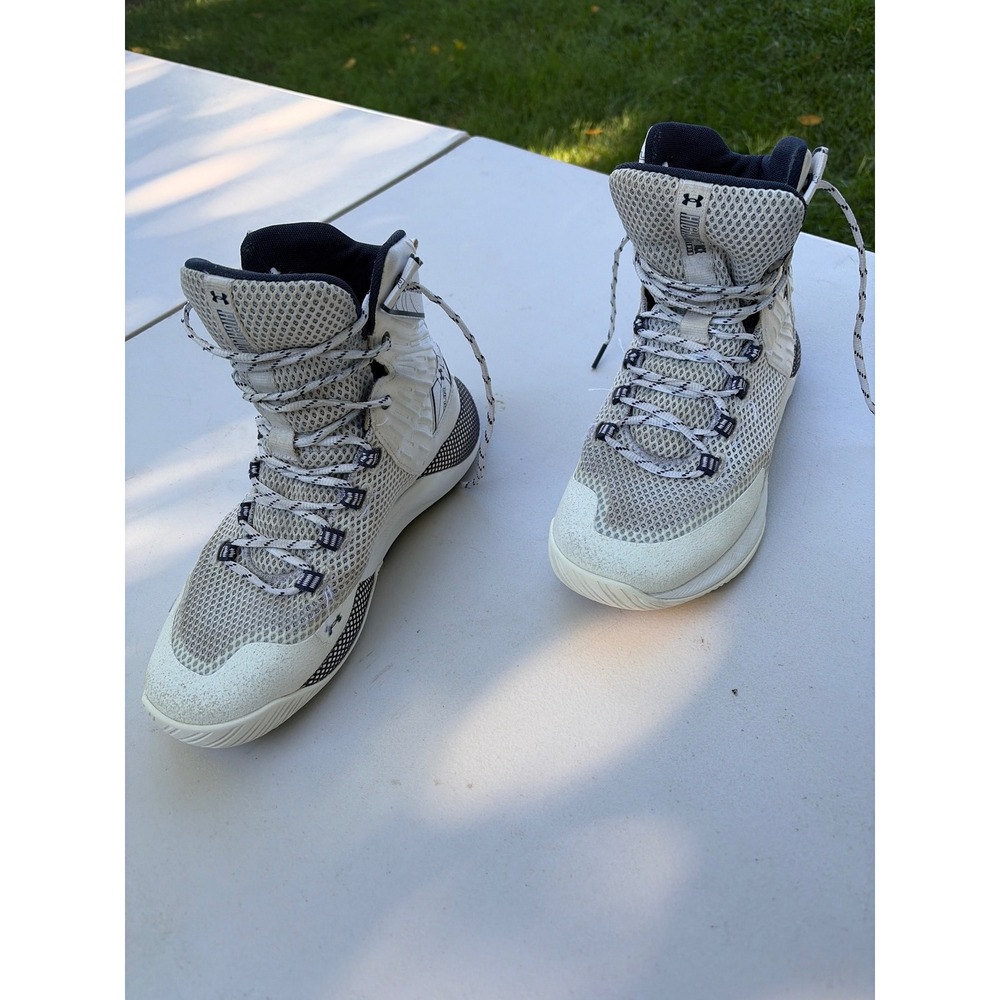 Under Armour Highlight Ace 2.0 Volleyball Shoes White Black 3023708-101 Mens 9